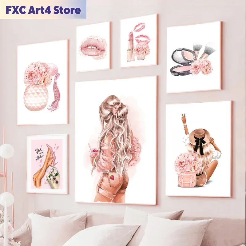 Photography Trend - Frameloze mode kunst canvas schilderij parfumfles