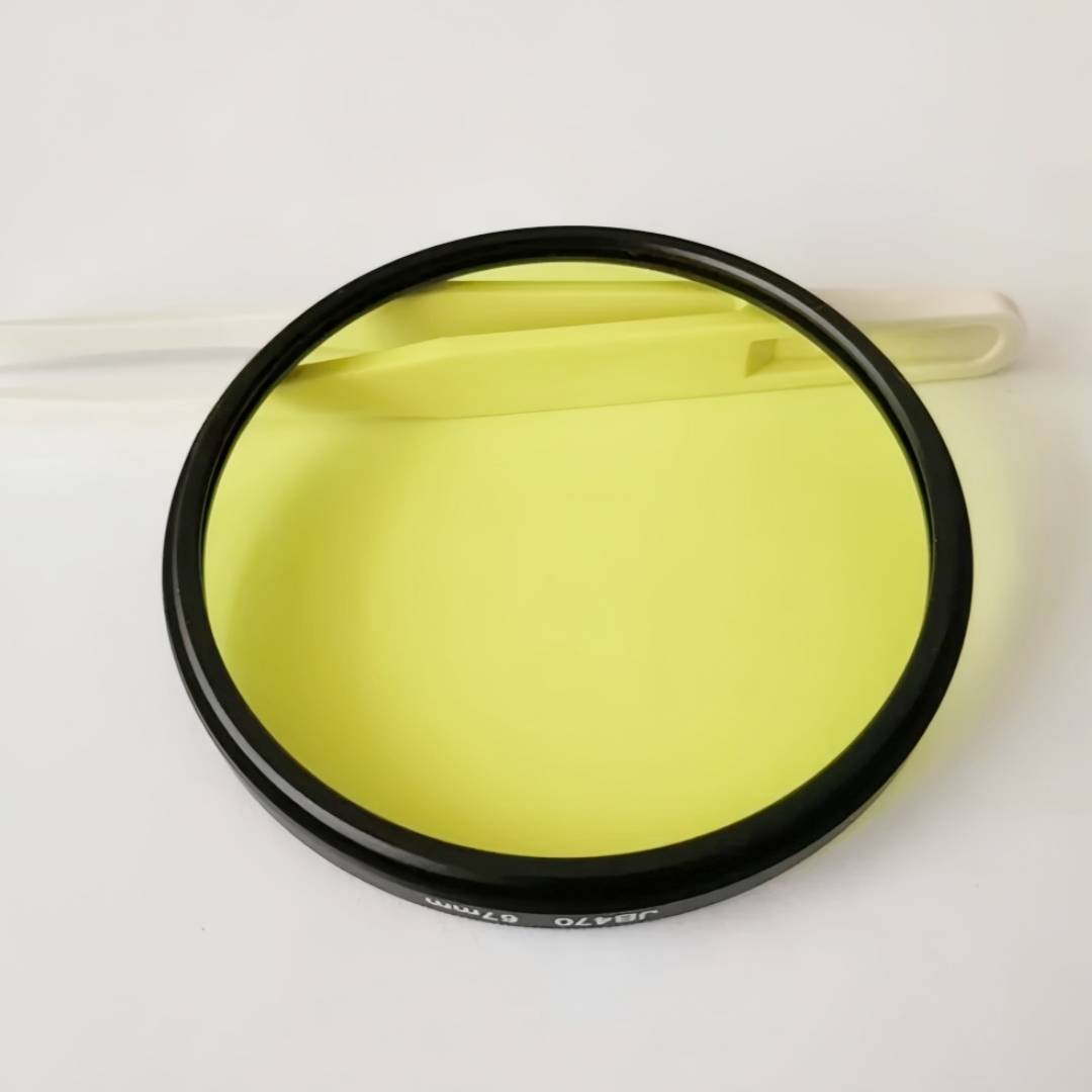 Photography Yellow Filter - 470nm Long Pass Geel Filter IR-transmissie