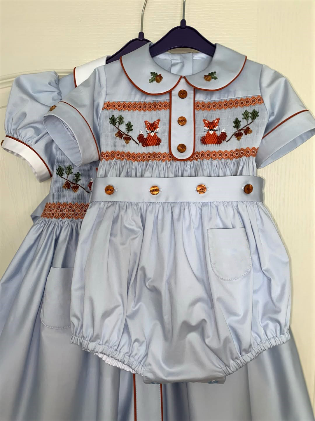 Photography Outfits - Babyjongen/meisje pakje, lief handgemaakt, geborduurd dierenmotief