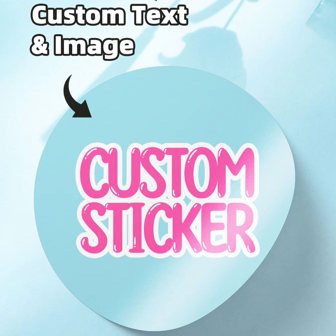 Photography Logo - 1-120 stuks op maat gemaakte ronde