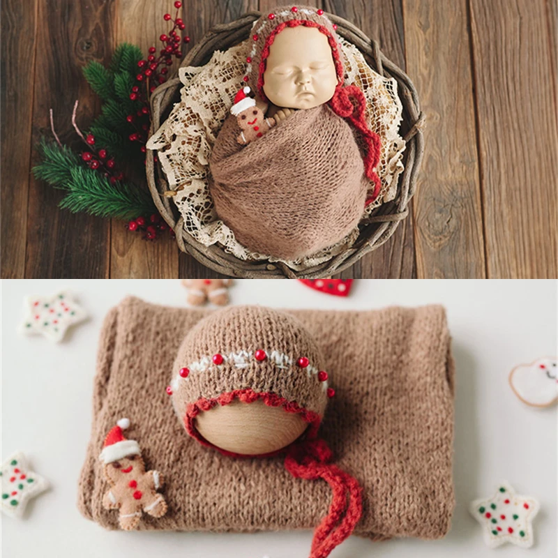 Photography Background - Pasgeboren Fotografie Props Handgemaakte Kerst Peperkoek