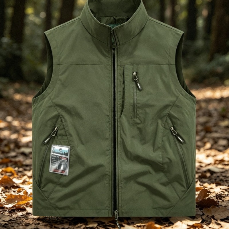 Photography Vest - Outdoor fotografievest voor heren, multi-pocket, voor