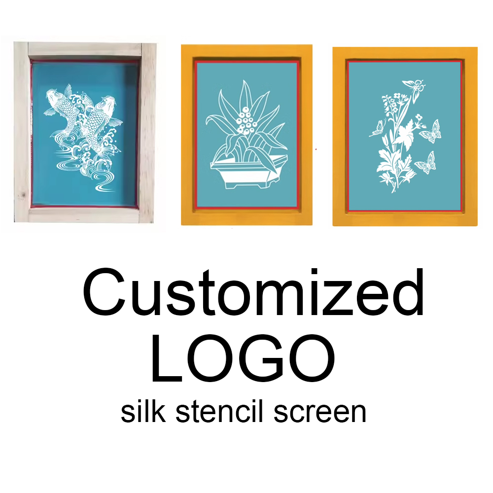 Photography Logo - DIY sjablonen, op maat gemaakte zeefdrukframes,