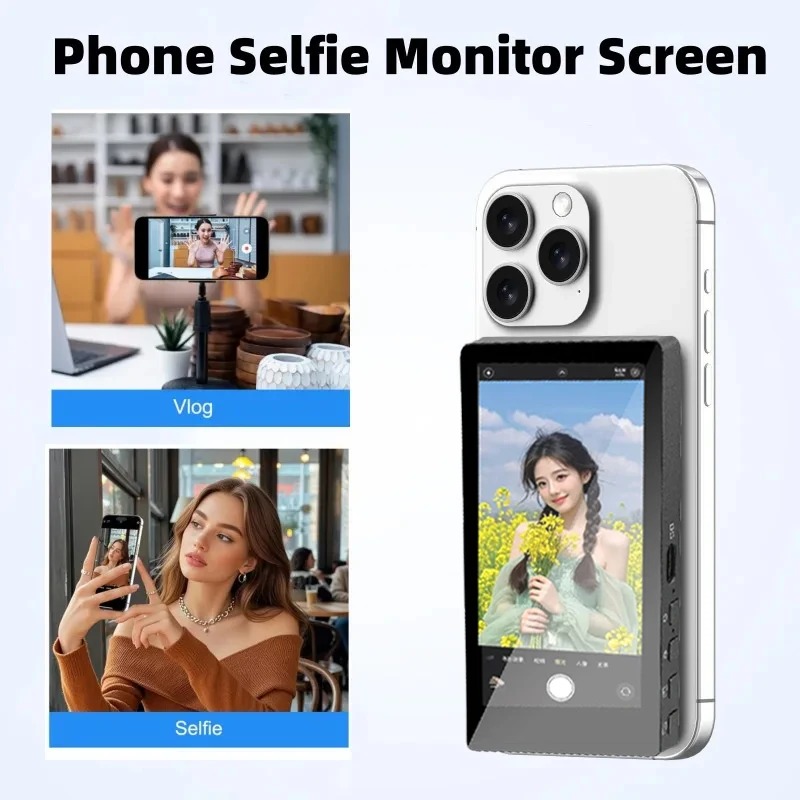 Photography Equipment - Draadloze monitor achtercamera scherm smartphone selfie