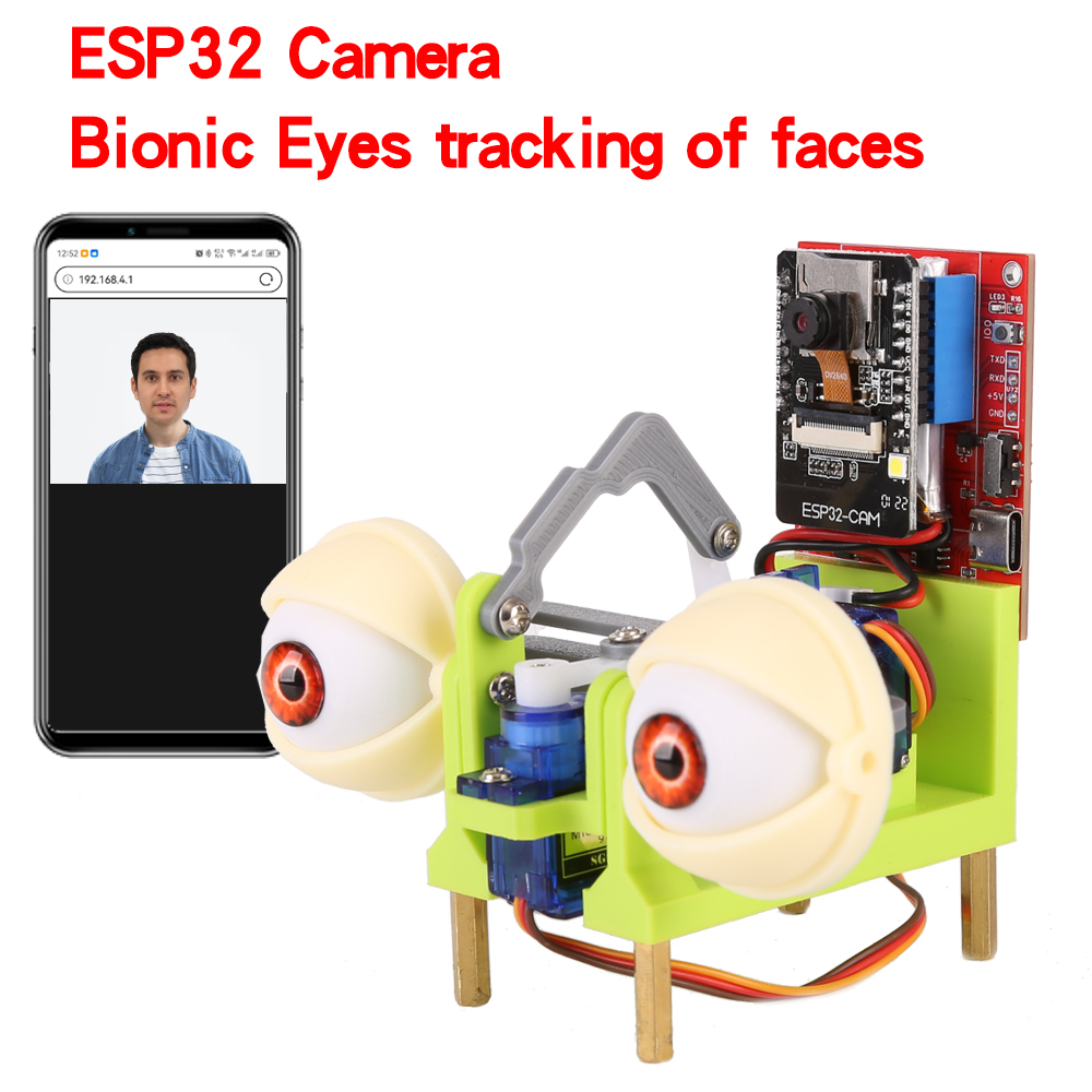 Photography Journalism - WatchEye ESP32 Camera Bionische Ogen Volgen