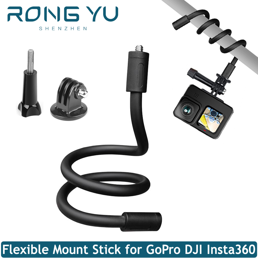 Photography Grip Insta360 X5 - Flexibele monopod-statief halsdrager selfie stick voor