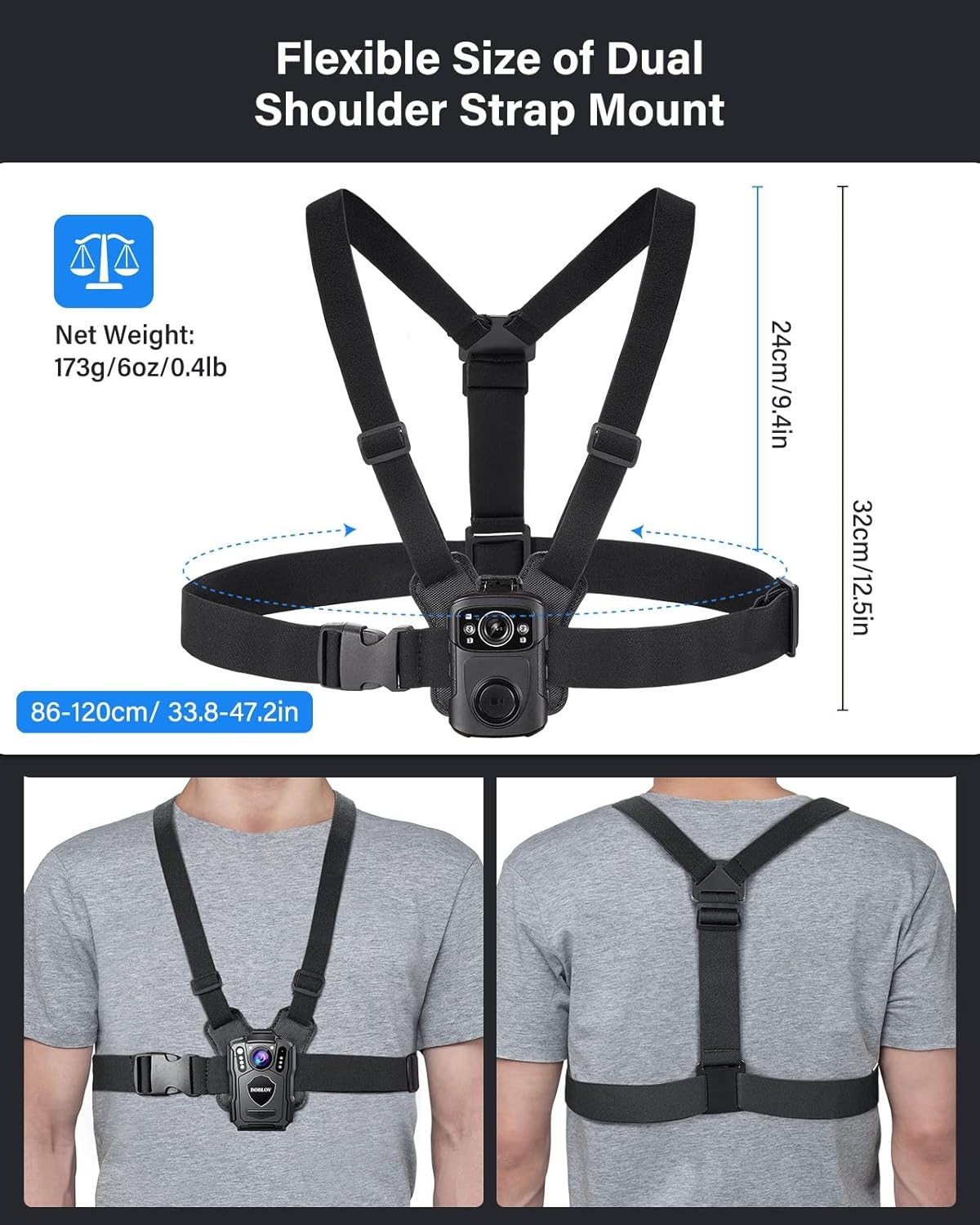 BOBLOV Dubbele schouderbevesti - Photography Vest recensie en prijs