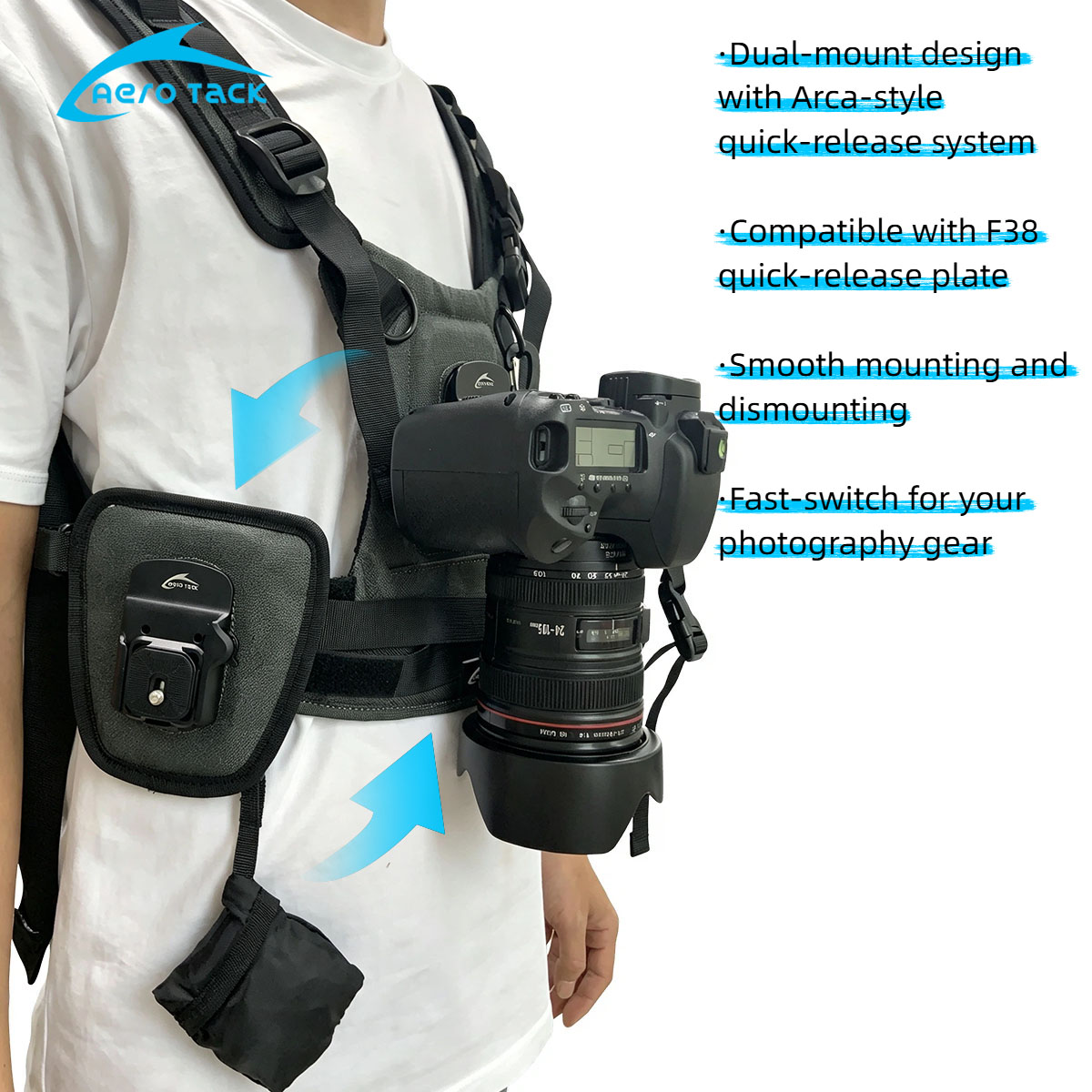 Aero Tack G3 Wanderer Dual-Cam - Photography Vest recensie en prijs