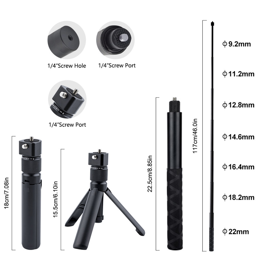 Bullet Time Handle Tripod Draa - Photography Grip Insta360 X5 recensie en prijs