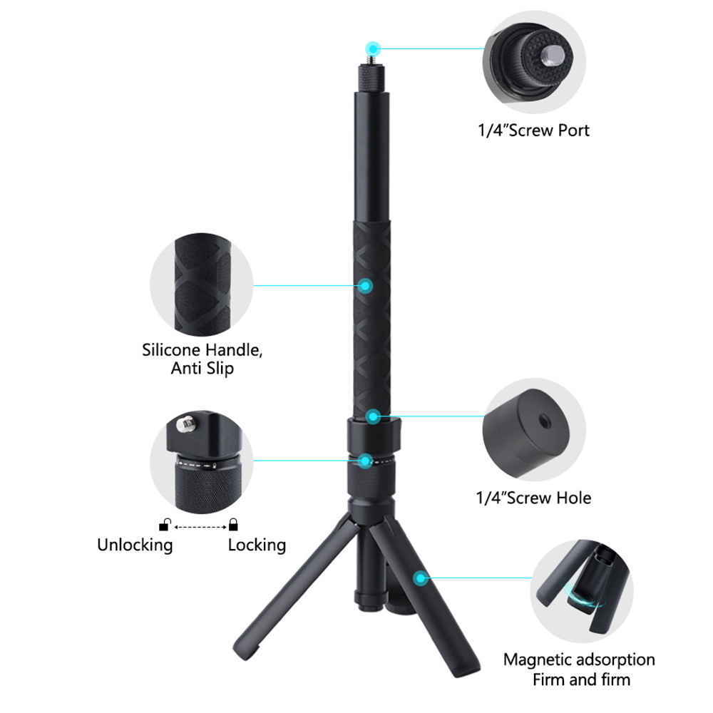 Bullet Time Handle Tripod Draa - Photography Grip Insta360 X5 recensie en prijs
