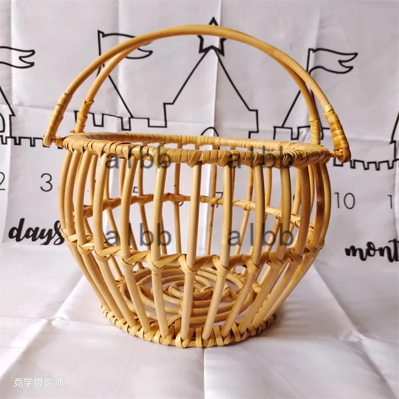 Retro rotan ronde mandstoel -  - Photography Background recensie en prijs