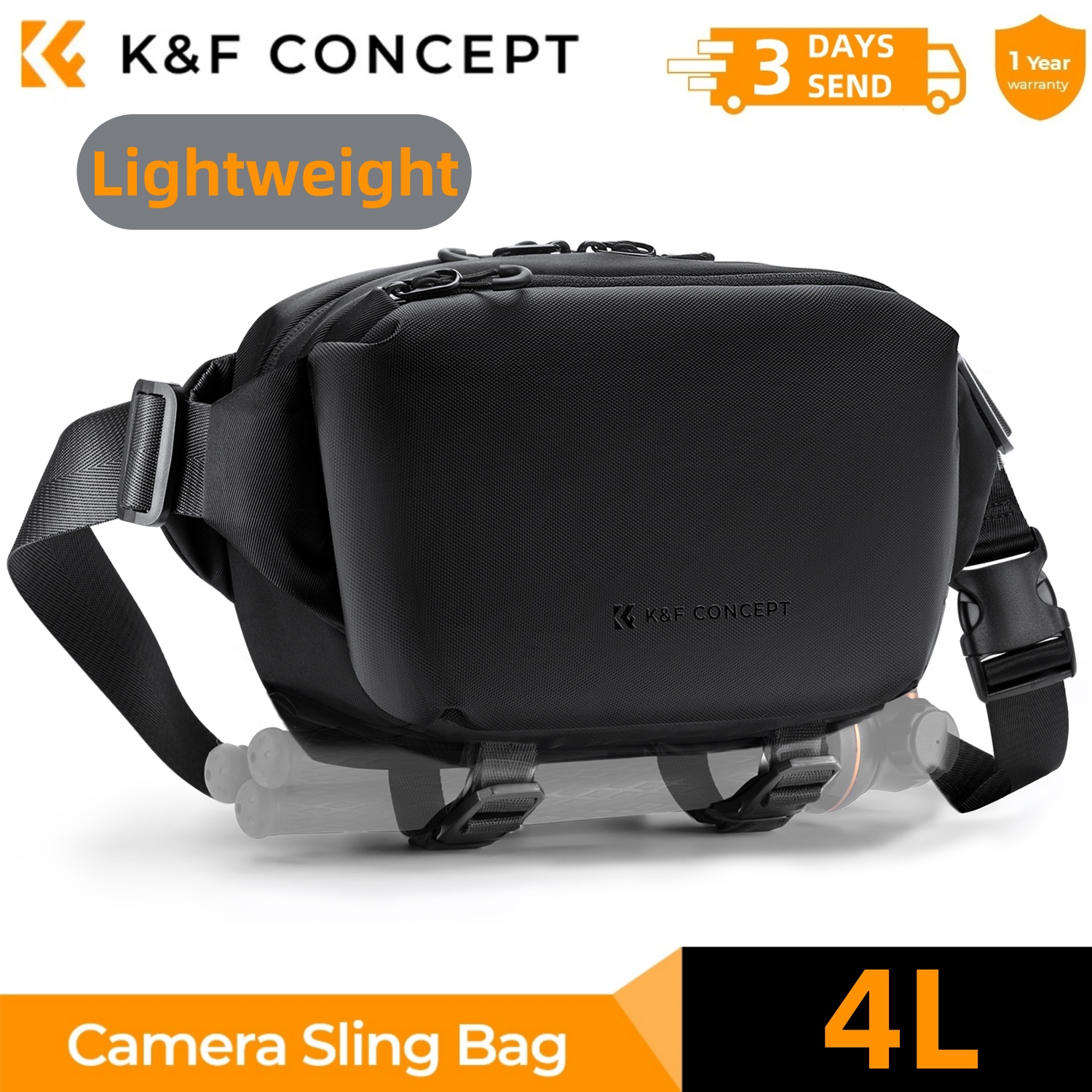 K&F CONCEPT 4L Camera Sling Ba - Photography Journalism recensie en prijs