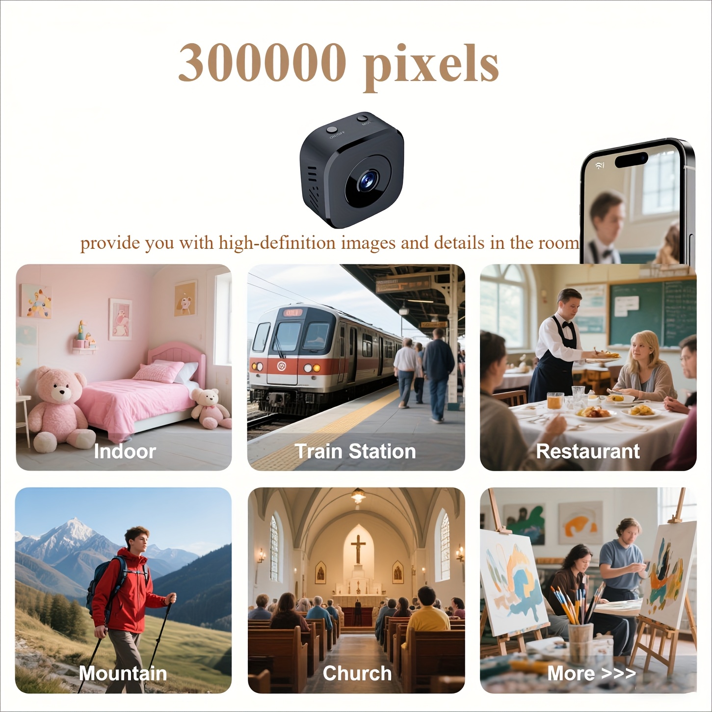 1080P HD Mini WiFi Camera Indo - Photography Unit recensie en prijs