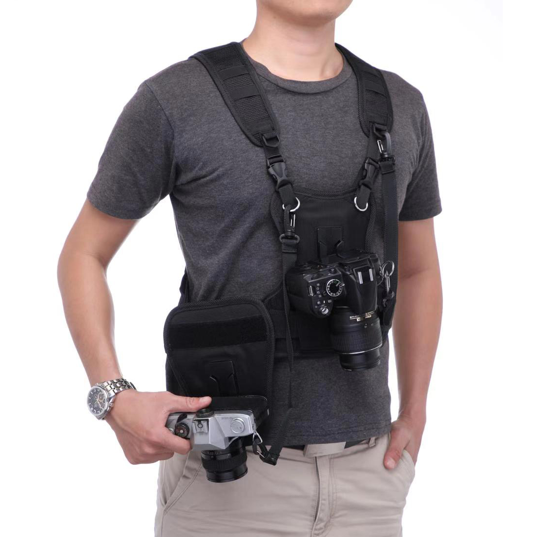 Carrying 2 Dslr Camera Dubbele - Photography Vest recensie en prijs