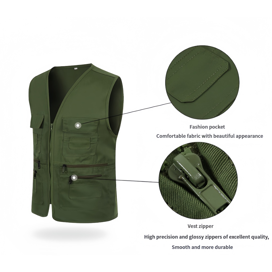 Bedrukte logo lichtgewicht ade - Photography Vest recensie en prijs